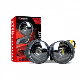 LED SvÄtla Pro DennĂ­ SvĂ­cenĂ­ s Mlhovkami NISSAN Patrol Y62 (2010-2014) (C)